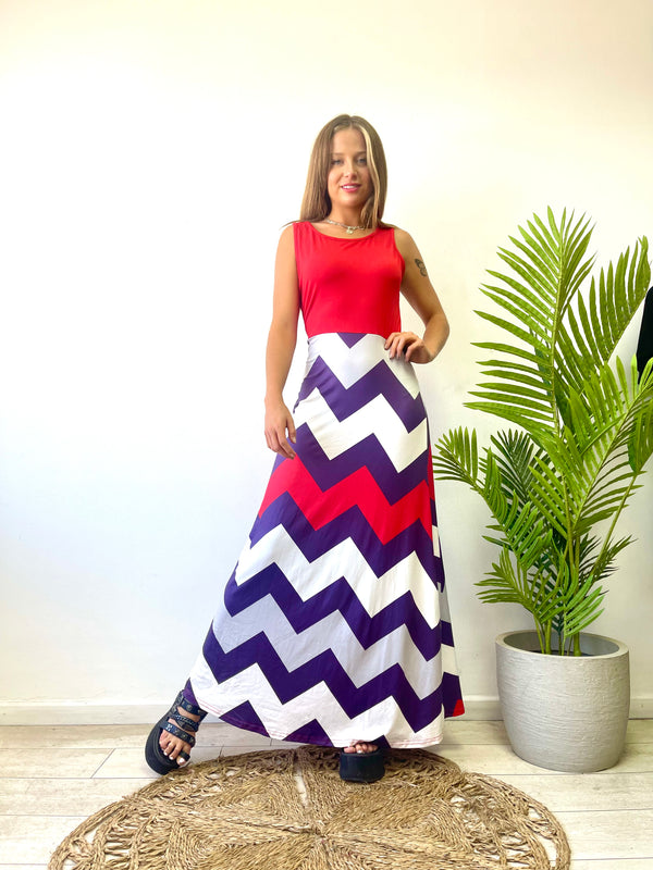 VESTIDO ZIG ZAG