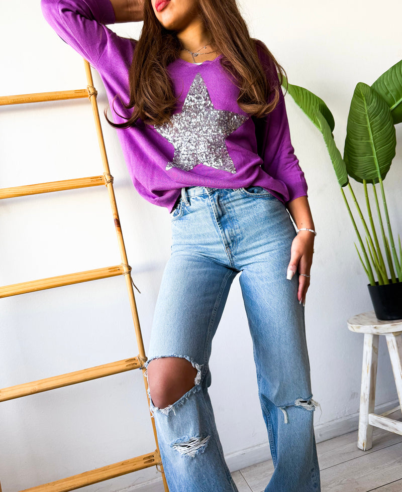 SWEATER STAR SILVER