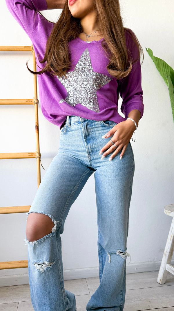 SWEATER STAR SILVER