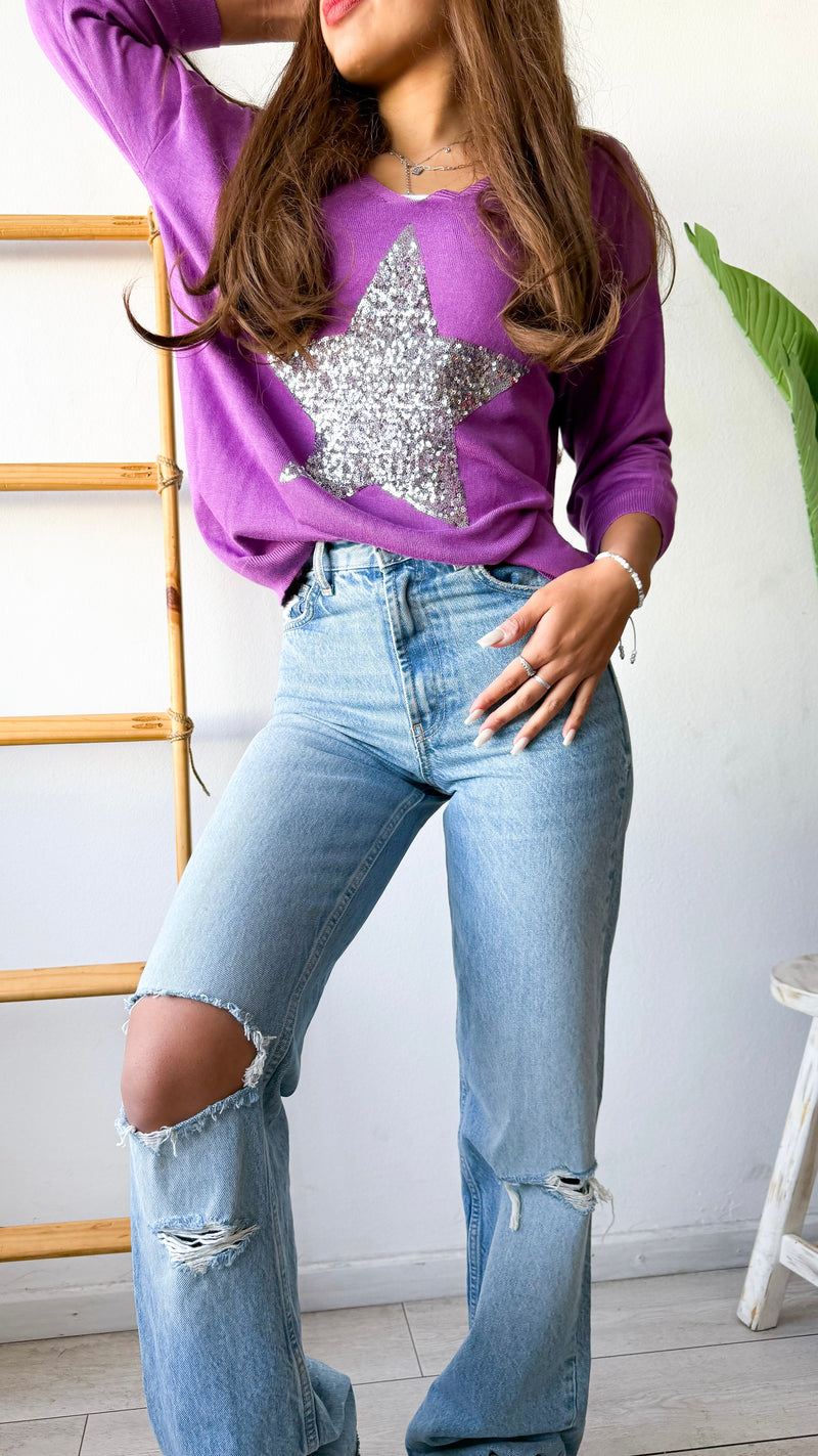 SWEATER STAR SILVER