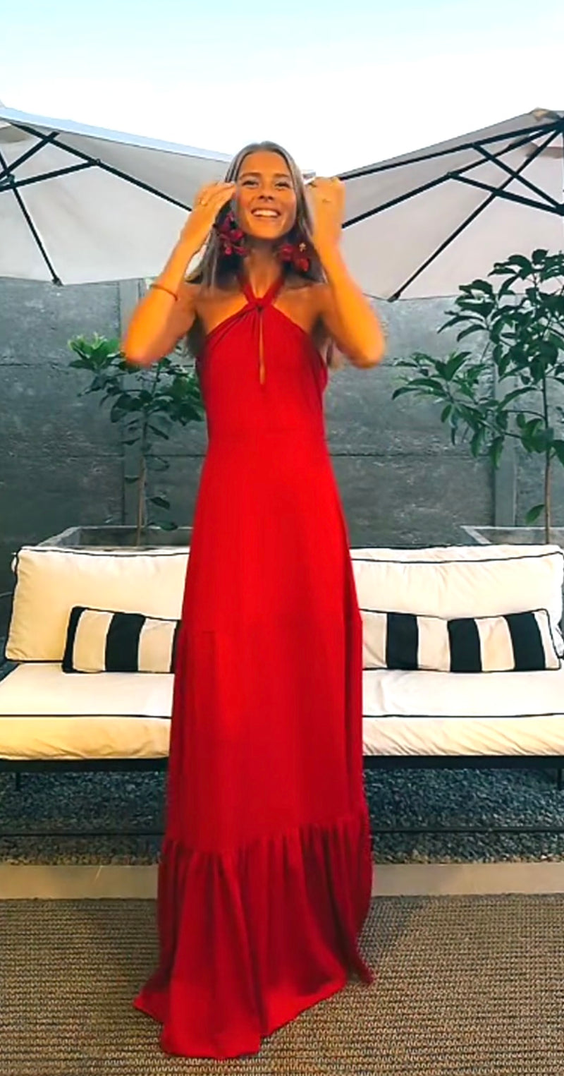 VESTIDO FLORENCIA CAMLU (Selecciona el color)