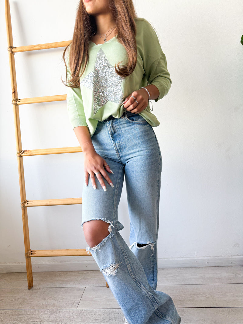 SWEATER STAR SILVER