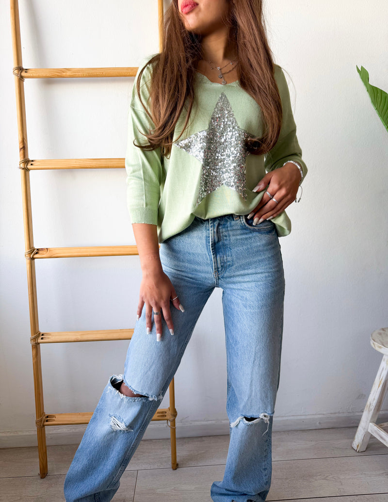 SWEATER STAR SILVER