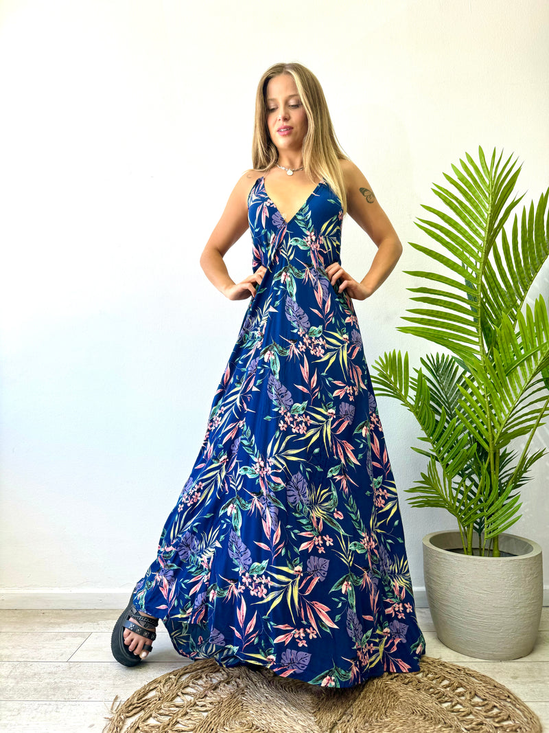 VESTIDO TROPICAL AMARRE SUPERIOR