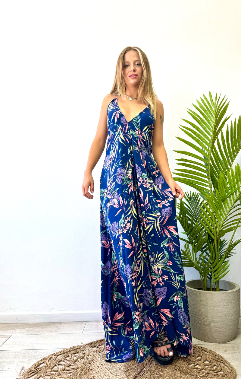 VESTIDO TROPICAL AMARRE SUPERIOR