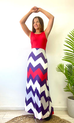 VESTIDO ZIG ZAG