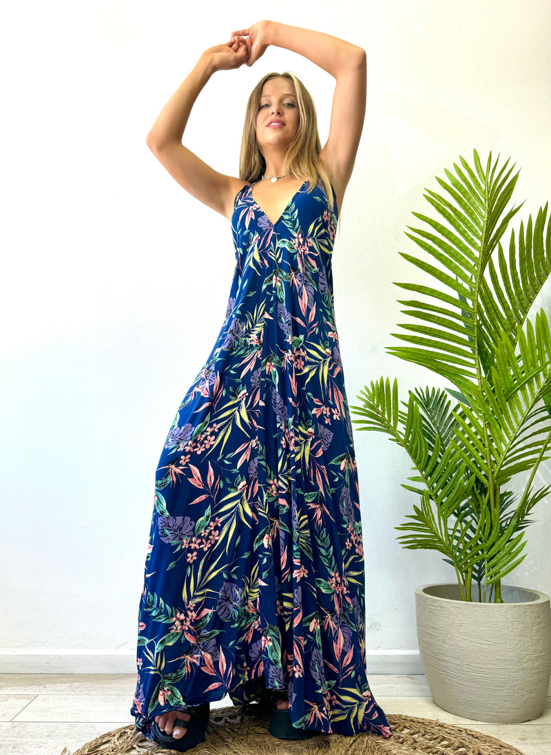 VESTIDO TROPICAL AMARRE SUPERIOR