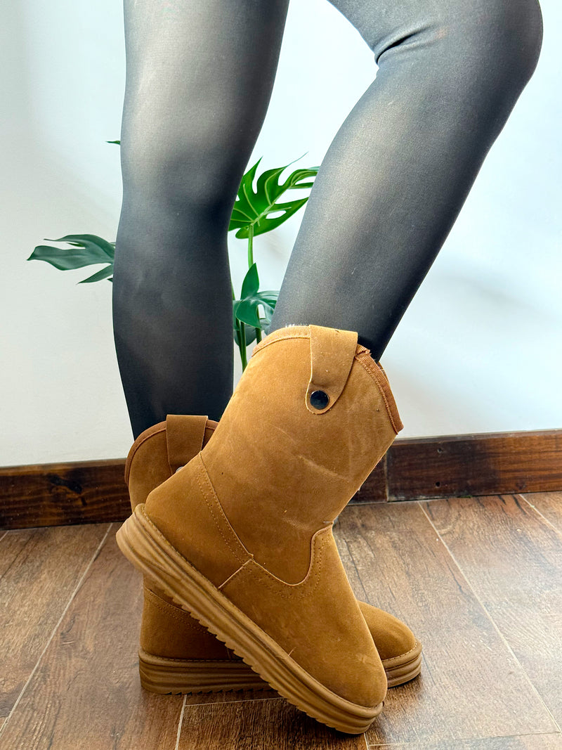 BOTAS CHIPORRO INTERIOR (PANTUBOTAS CORTE TEXANO) Camel