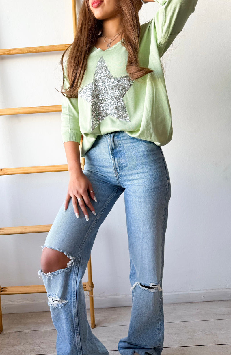 SWEATER STAR SILVER