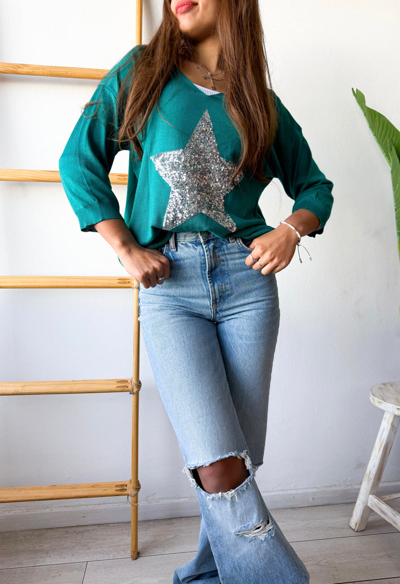 SWEATER STAR SILVER