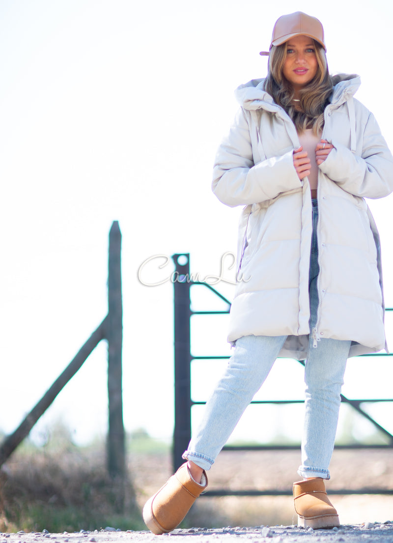 PUFFA ECO CUERO CON LAZO