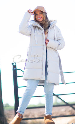 PUFFA ECO CUERO CON LAZO