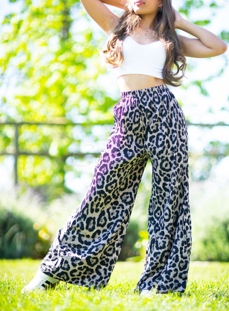 PANTALÓN PALAZZO PRINT LEOPARDO