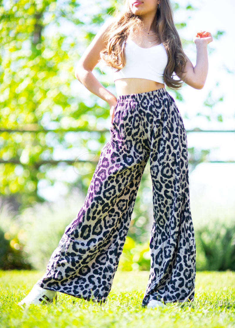 PANTALÓN PALAZZO PRINT LEOPARDO