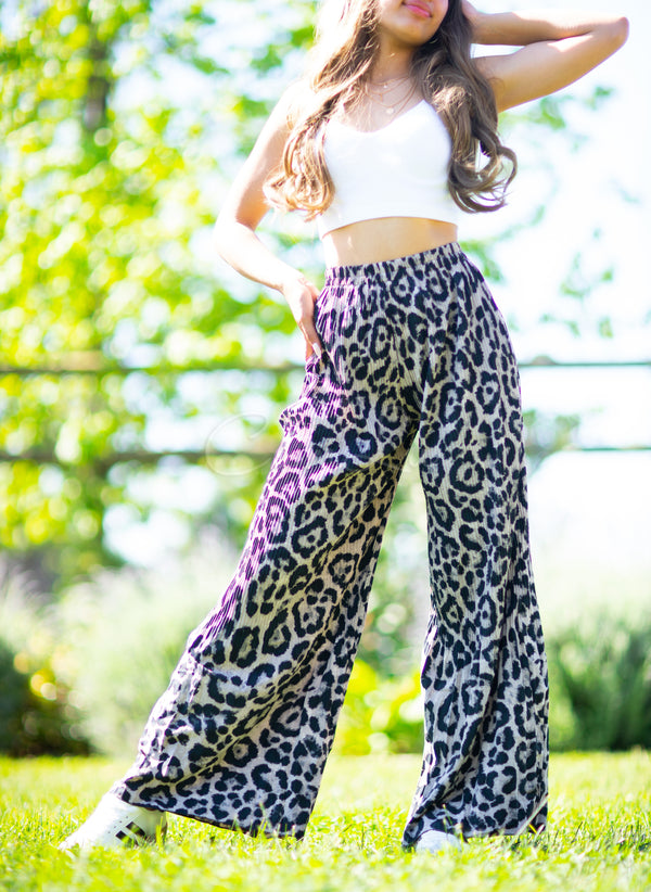 PANTALÓN PALAZZO PRINT LEOPARDO