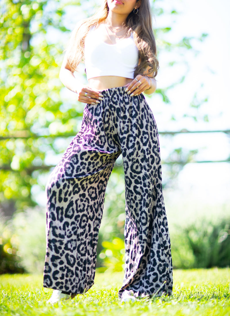 PANTALÓN PALAZZO PRINT LEOPARDO