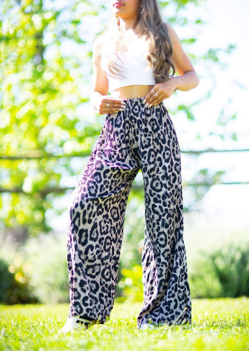 PANTALÓN PALAZZO PRINT LEOPARDO