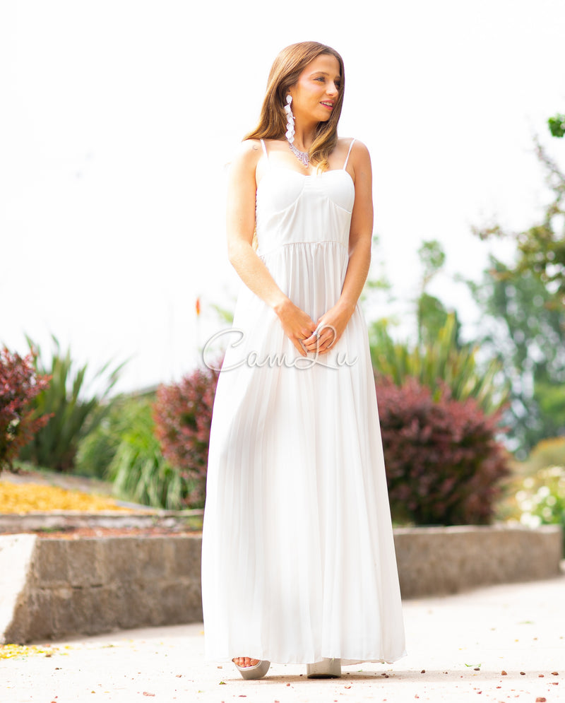 MAXI VESTIDO SOFT TABLEADO