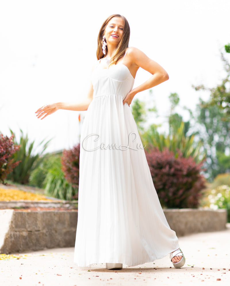 MAXI VESTIDO SOFT TABLEADO