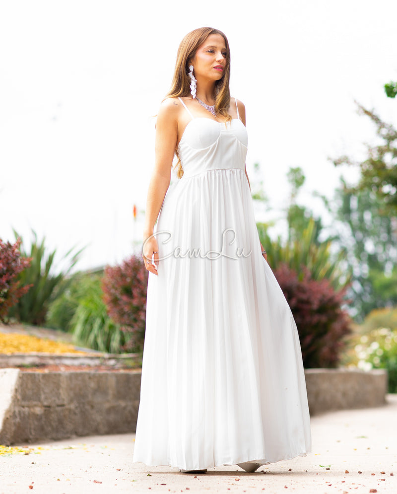 MAXI VESTIDO SOFT TABLEADO