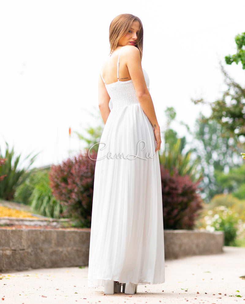 MAXI VESTIDO SOFT TABLEADO