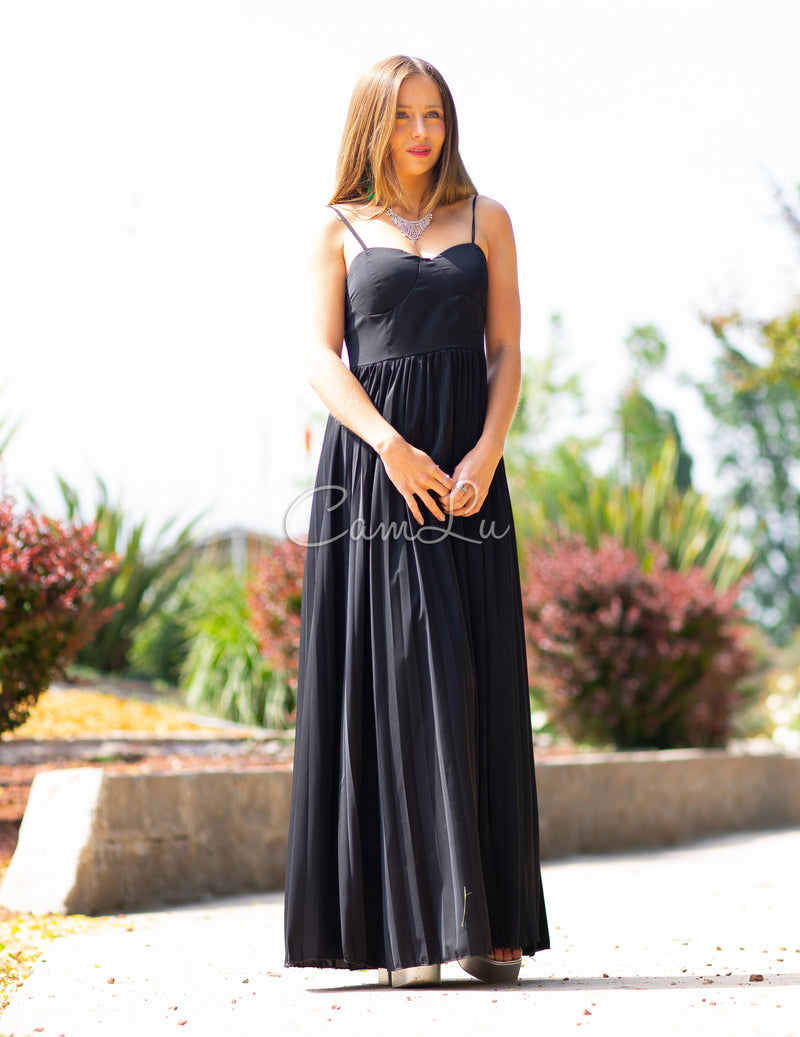 MAXI VESTIDO SOFT TABLEADO