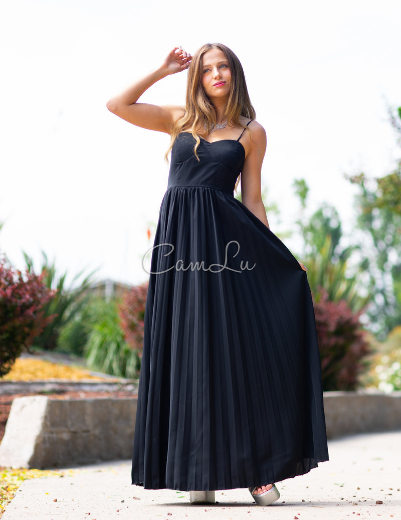 MAXI VESTIDO SOFT TABLEADO