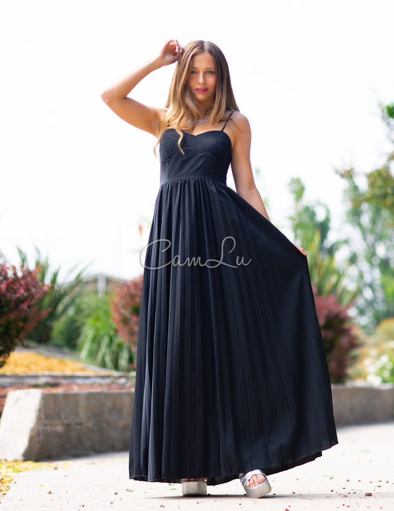 MAXI VESTIDO SOFT TABLEADO