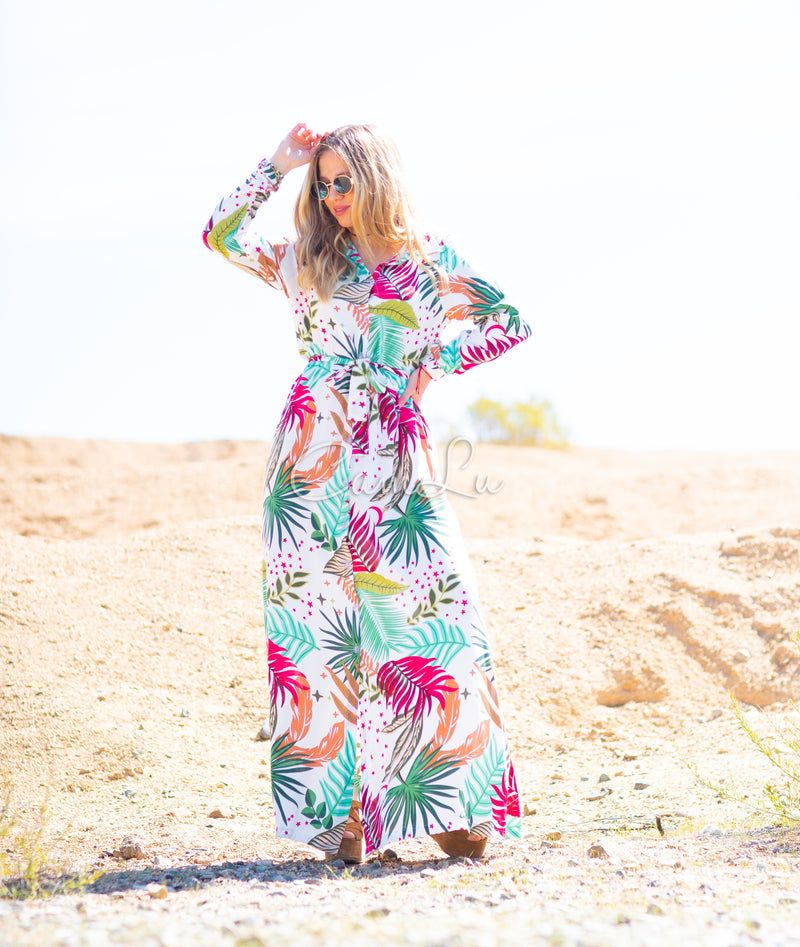 EXCLUSIVO VESTIDO CAMISERO COLOMBA BY CAMLU CONFECCION NACIONAL