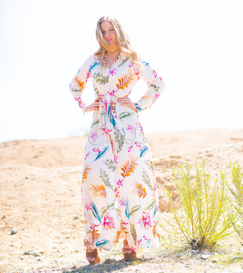 EXCLUSIVO VESTIDO CAMISERO COLOMBA BY CAMLU CONFECCION NACIONAL