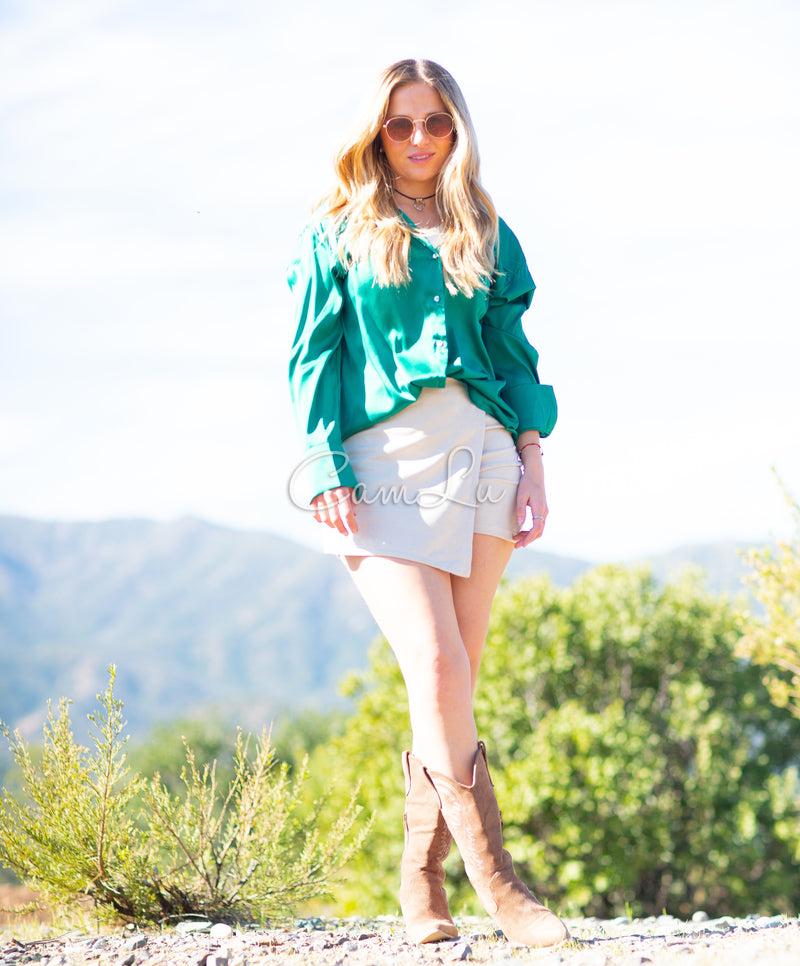 BLUSA SATINADA CAMLU