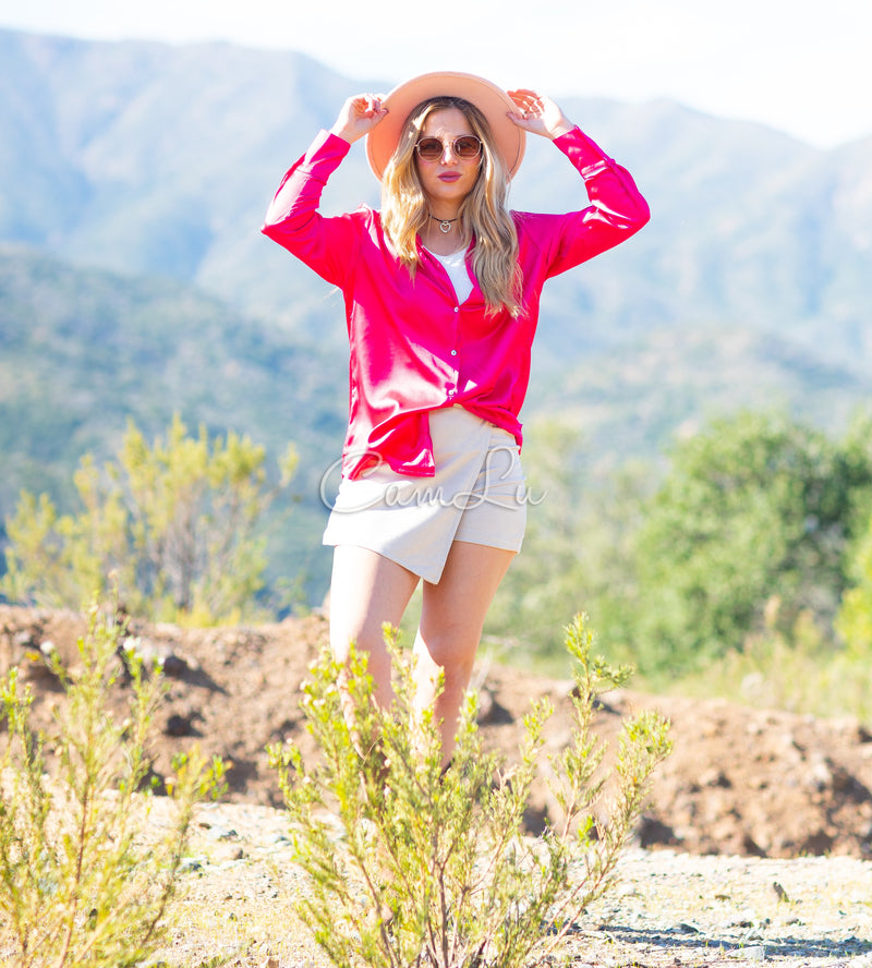 BLUSA SATINADA CAMLU