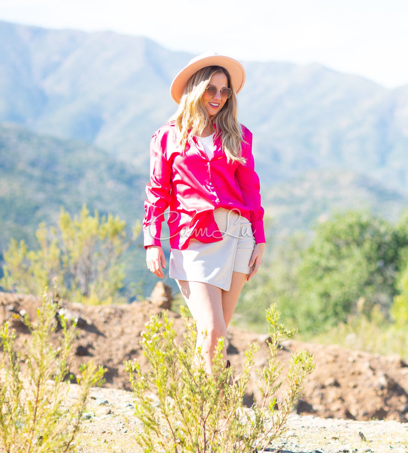 BLUSA SATINADA CAMLU