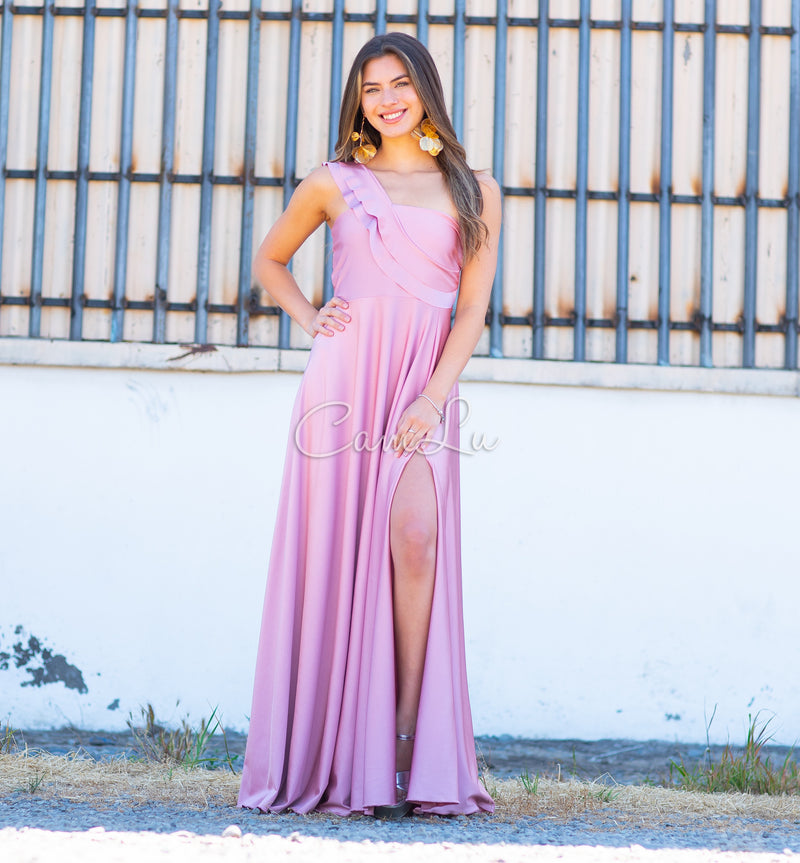 VESTIDO JOSEFINA DOBLE VUELITO FRONTAL FIESTA CONFECCION NACIONAL