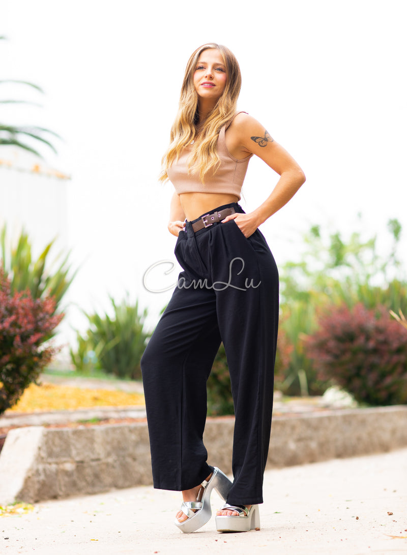 PANTALON CINTURON LATERAL