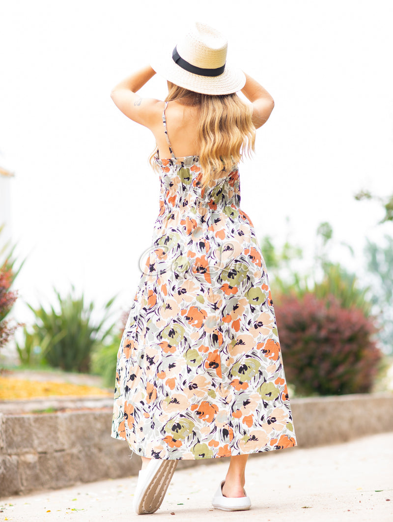 MAXI VESTIDO FLORES MIDI