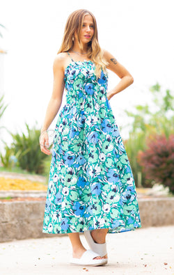 MAXI VESTIDO FLORES MIDI