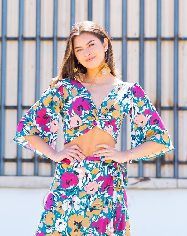 CROP TOP MANGA ANGEL BY CAMLU CONFECCION NACIONAL