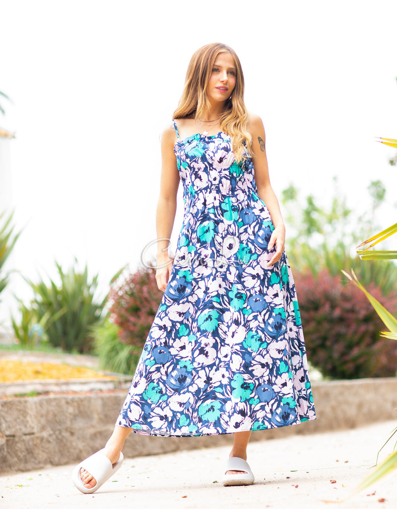 MAXI VESTIDO FLORES MIDI