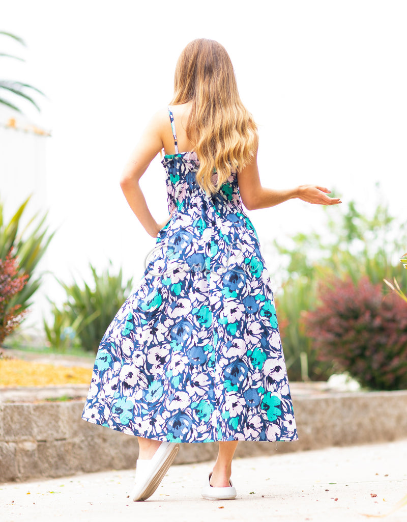 MAXI VESTIDO FLORES MIDI