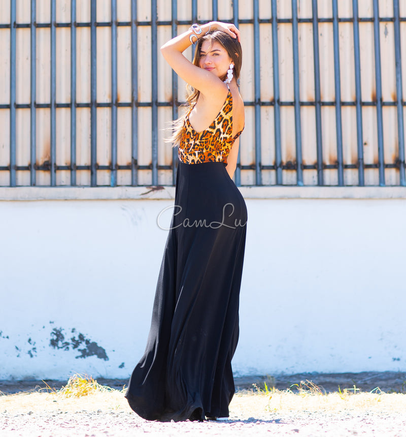 VESTIDO BICOLOR NUDO MARBELLA EXCLUSIVO BY CAMLU CONFECCION NACIONAL