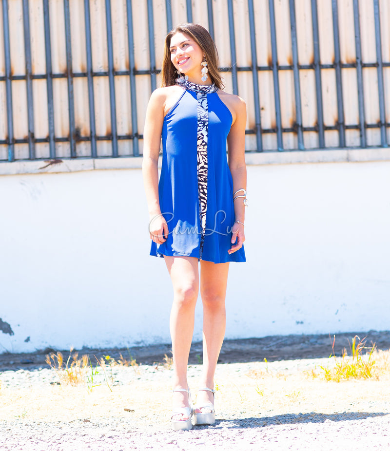 EXCLUSIVO MINI VESTIDO FIESTA APLICACION FEST PRINT BY CAMLU CONFECCION NACIONAL