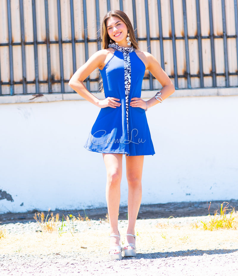 EXCLUSIVO MINI VESTIDO FIESTA APLICACION FEST PRINT BY CAMLU CONFECCION NACIONAL