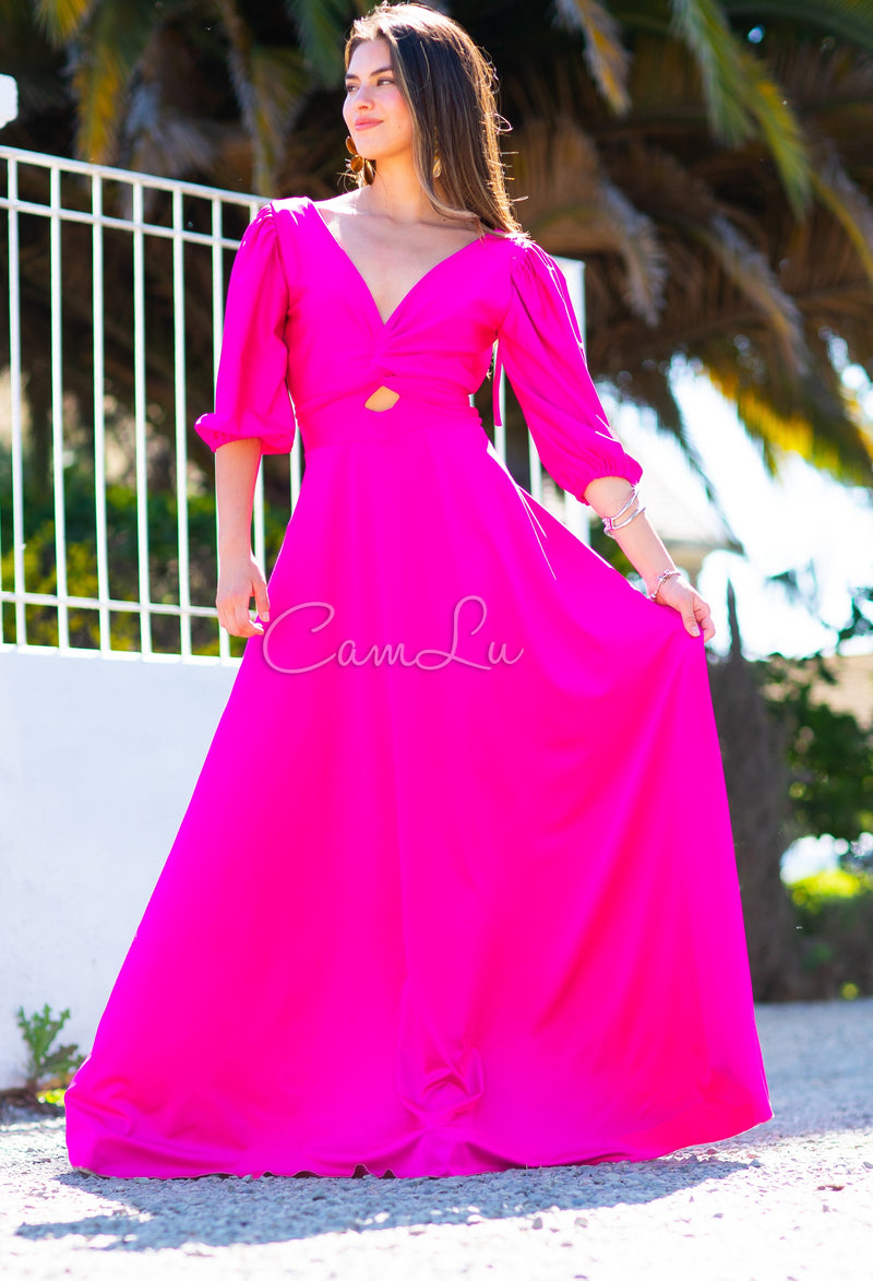 VESTIDO ROSARIO FIESTA CONFECCION NACIONAL (Selecciona el color)