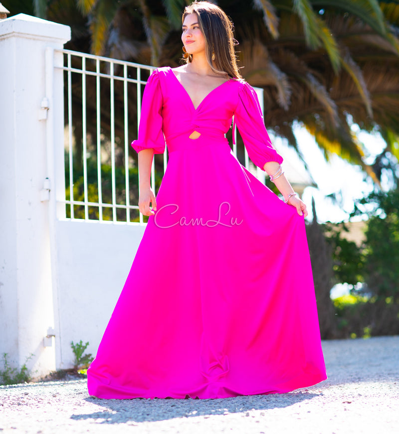 VESTIDO ROSARIO FIESTA CONFECCION NACIONAL (Selecciona el color)