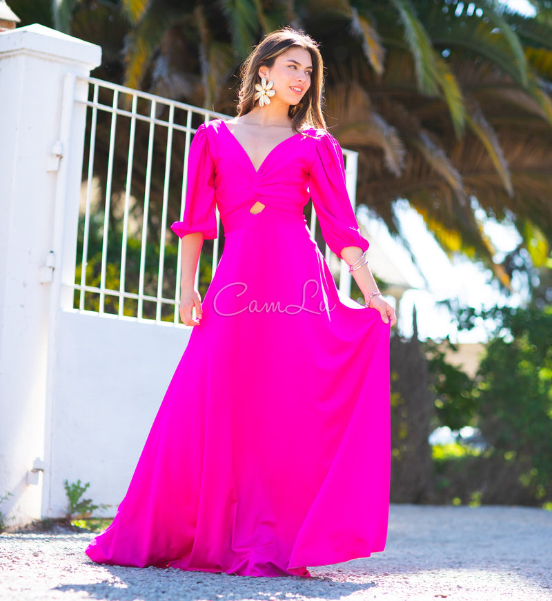 VESTIDO ROSARIO FIESTA CONFECCION NACIONAL (Selecciona el color)