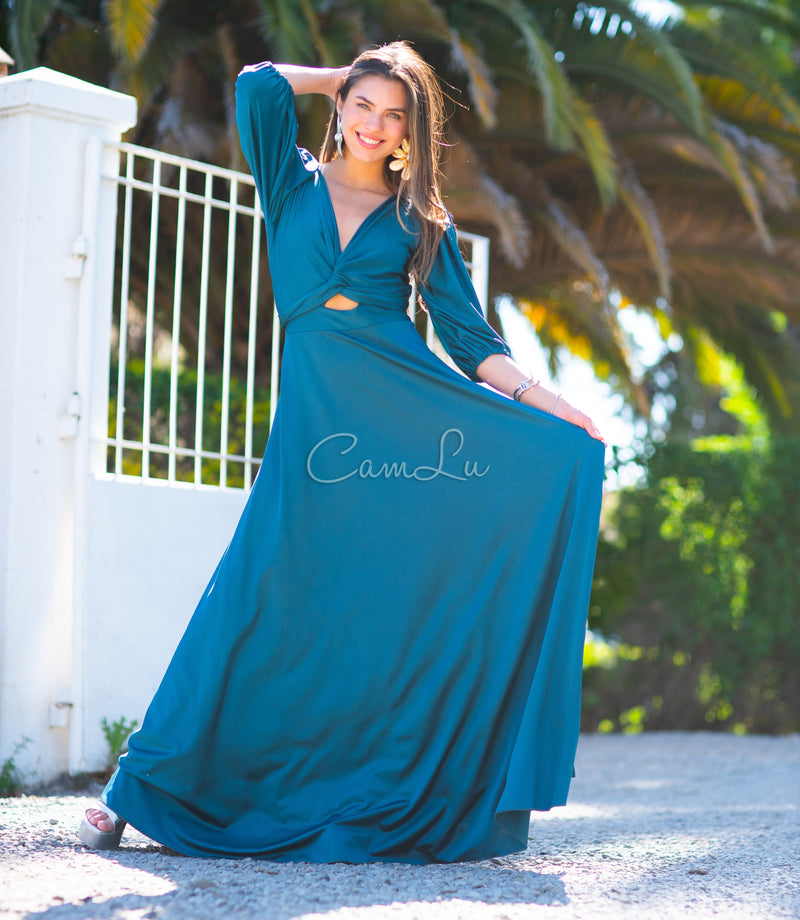 VESTIDO ROSARIO FIESTA CONFECCION NACIONAL (Selecciona el color)