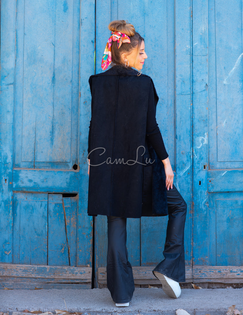 ABRIGO ITALIANO CAMLU (FORRADO CON CHIPORRO AL TONO) (DISPONIBLE EN GRIS)