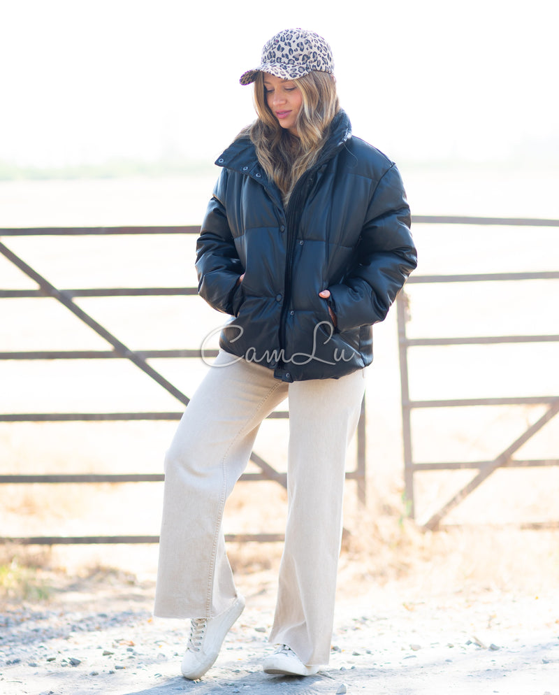 PUFFA ECO CUERO VENECIA