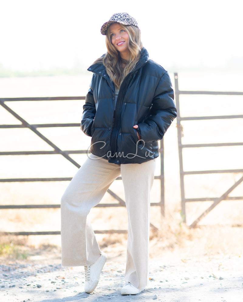 PUFFA ECO CUERO VENECIA